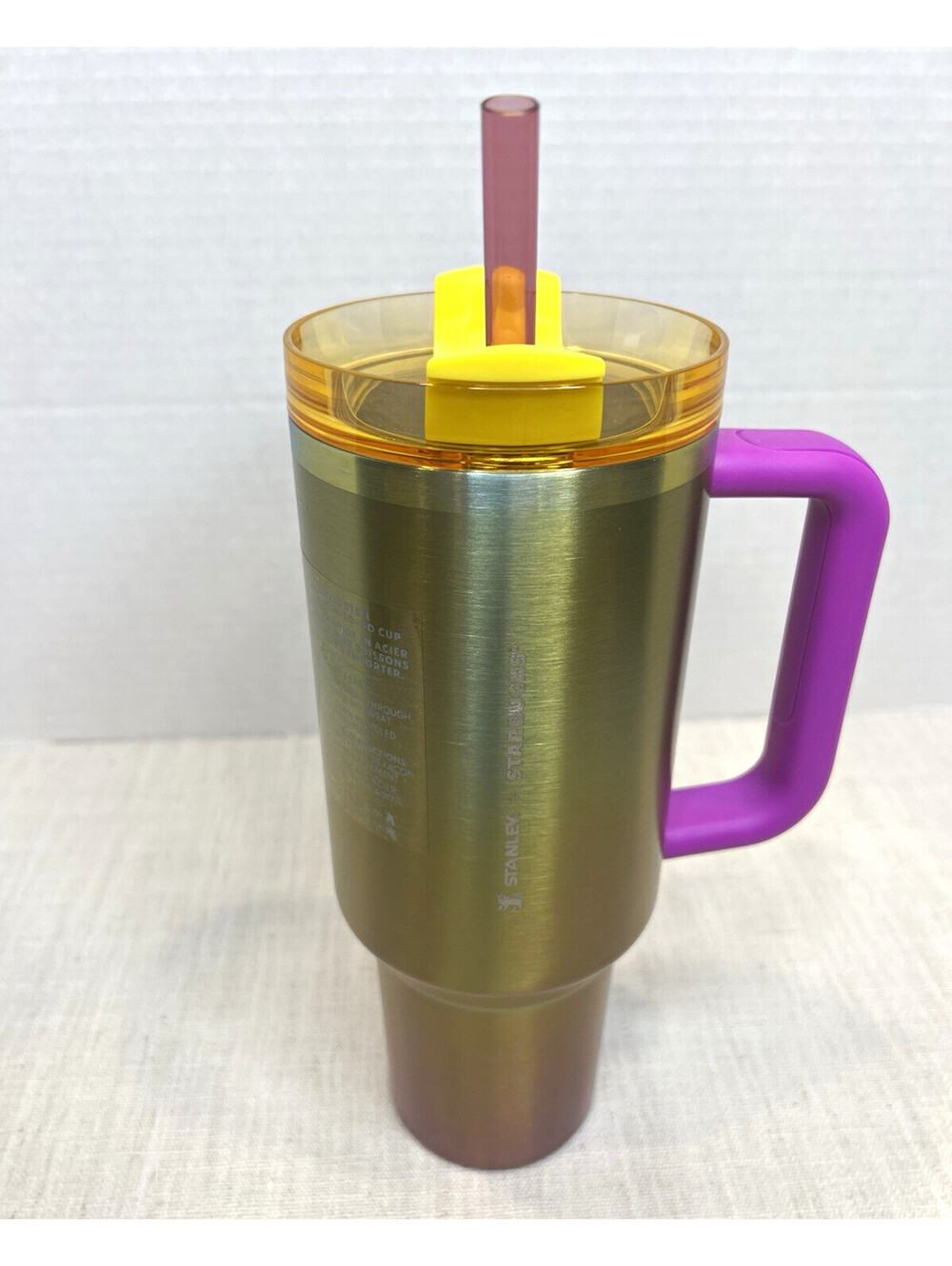 Stanley Quencher H2.0 FlowState 40 oz Tumbler w/ Handle Summer Sunset